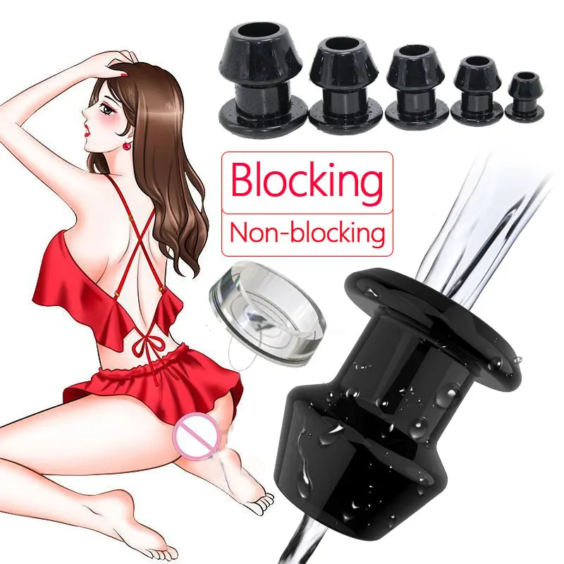 Plugue anal grande com plug anal oco, plugue de silicone tpe para bunda, tamanhos s/m/l/xl/xxl, brinquedo sexual anal, expansível ânus, ferramentas para limpeza