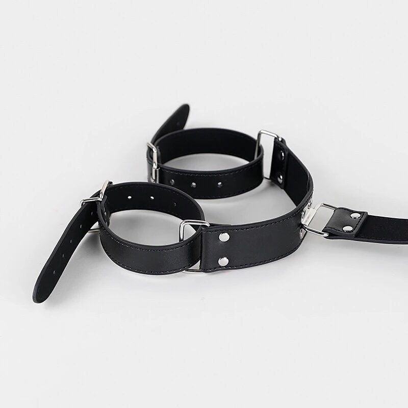 Algemas de couro erótico Bondage para casais, Armbinder BDSM, Restraint Braços atrás Straitjacket traseiro, brinquedos sexuais para adultos, escravo