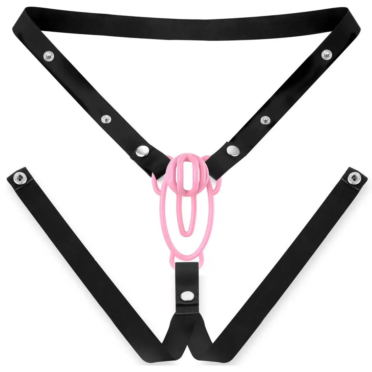 FUFU-Clip Panty Chastity Belt para Sissy, Mimic Cona Feminina, Dispositivo de Castidade, Anti-Cheating com Fundo Falso, Cock Cage, Brinquedos Sexuais, 3.0