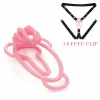 FUFU-Clip Panty Chastity Belt para Sissy, Mimic Cona Feminina, Dispositivo de Castidade, Anti-Cheating com Fundo Falso, Cock Cage, Brinquedos Sexuais, 3.0