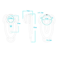 FUFU-Clip Panty Chastity Belt para Sissy, Mimic Cona Feminina, Dispositivo de Castidade, Anti-Cheating com Fundo Falso, Cock Cage, Brinquedos Sexuais, 3.0