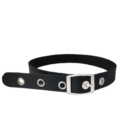 Gargantilha punk punk de couro pu, gargantilha com colar harajuku, bracelete artesanal de corte, joia e pulseira para pescoço, em oferta, 2021