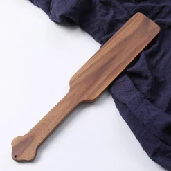 Handmade Genuine Walnut Wood Horse Whips Paddle, Submisso Riding Beat Bat Paddle, Treinamento do cavalo, Colheita, 34cm