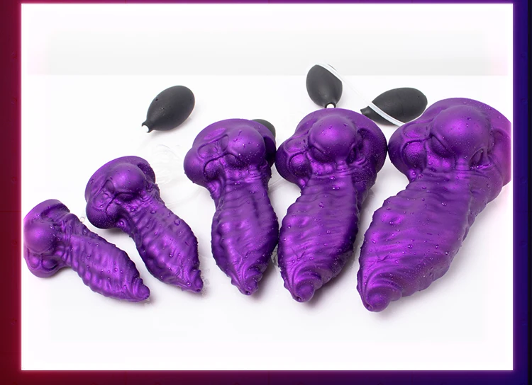 Oieffur Grande Ejaculação Vibrador Com Enema Bola Esguicho Líquido Roxo Esguichando Pênis Com Ventosa Brinquedos Sexuais Para Homens E Mulheres