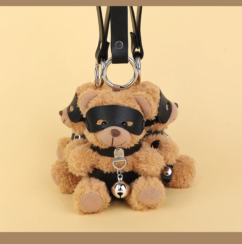 Pelúcia Bondage Bear, Kinky Fetiche, Presentes de Valentim para Ela, Amante BDSM, Presente Dominante Submisso