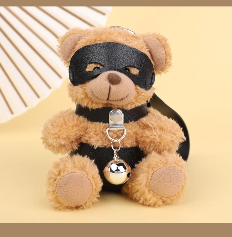 Pelúcia Bondage Bear, Kinky Fetiche, Presentes de Valentim para Ela, Amante BDSM, Presente Dominante Submisso