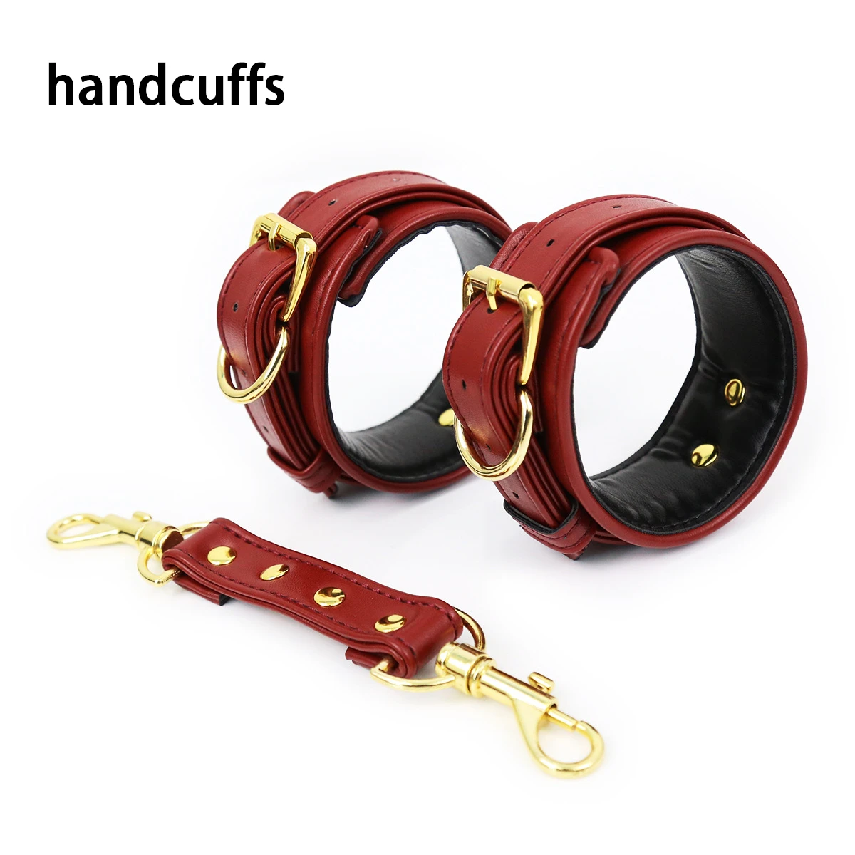 brown handcuffs