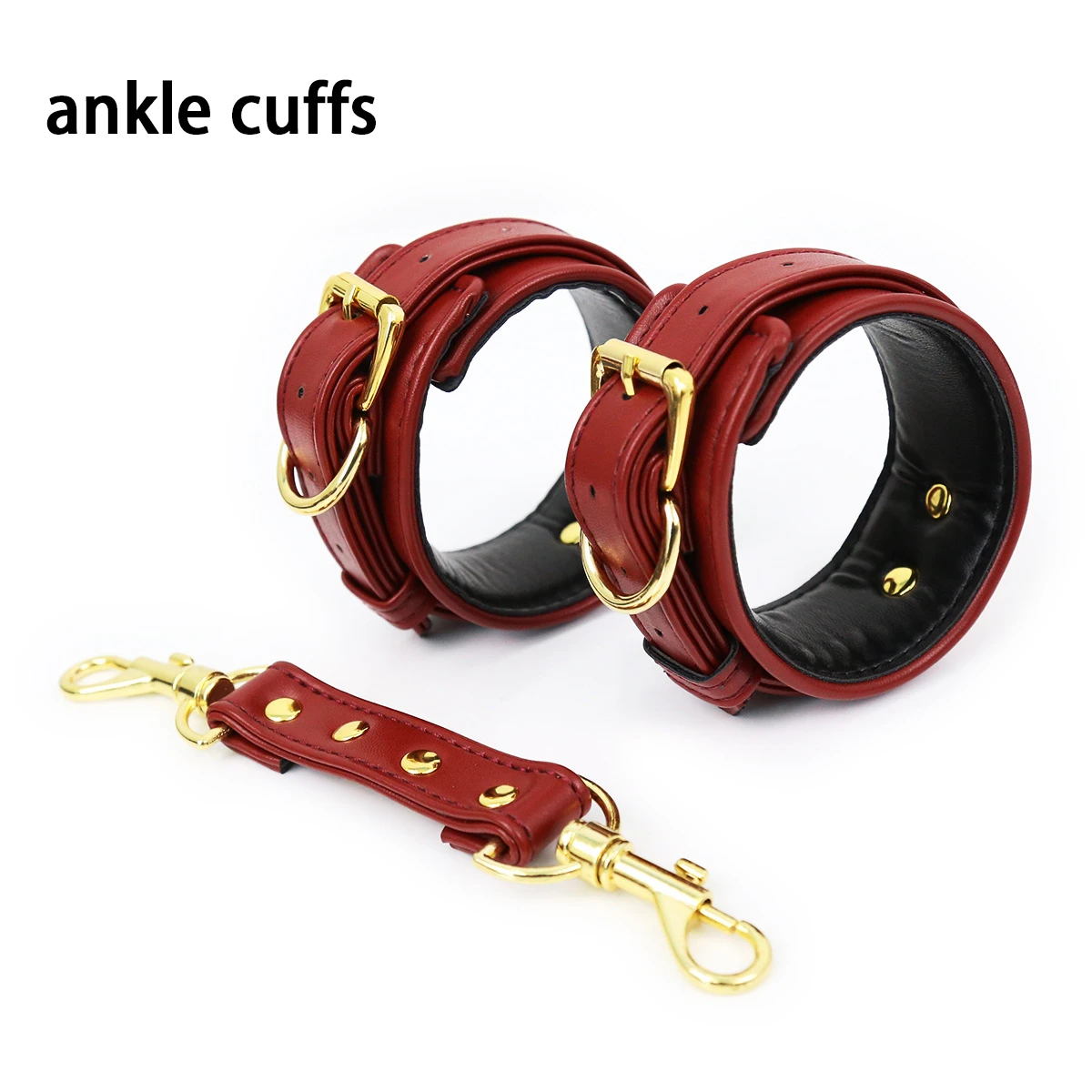 brown ankle cuffs