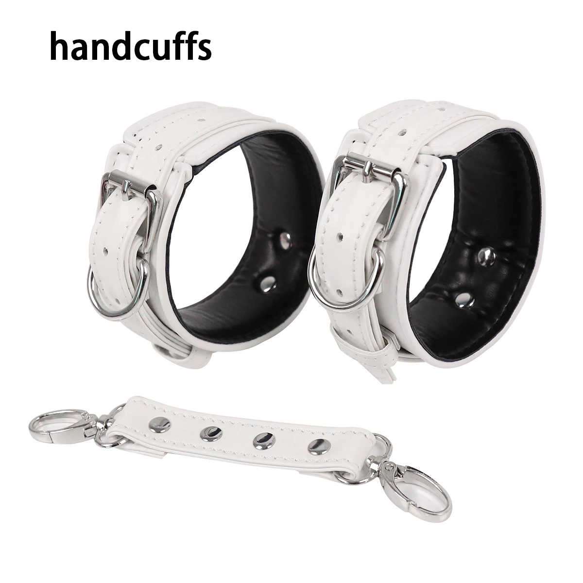 white handcuffs