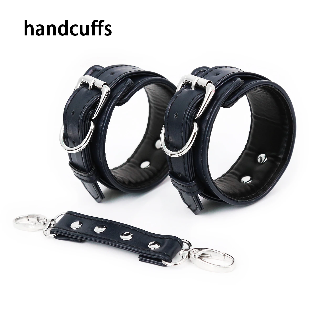 dark blue handcuffs