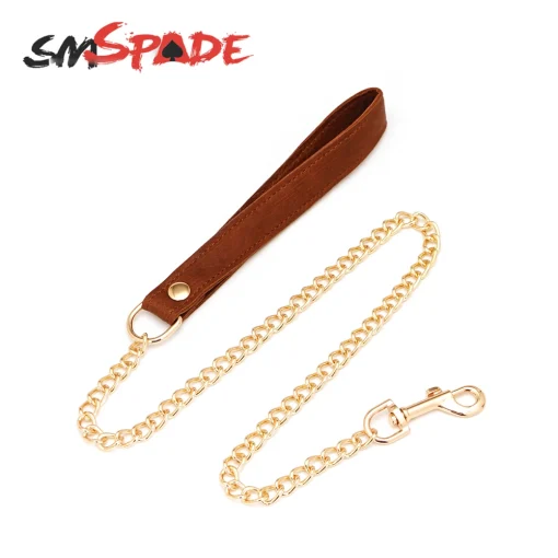 Smspade bondage colar de couro com trela jogos sexuais bdsm escravo sexo brinquedos bondage colar brinquedos adultos para casais