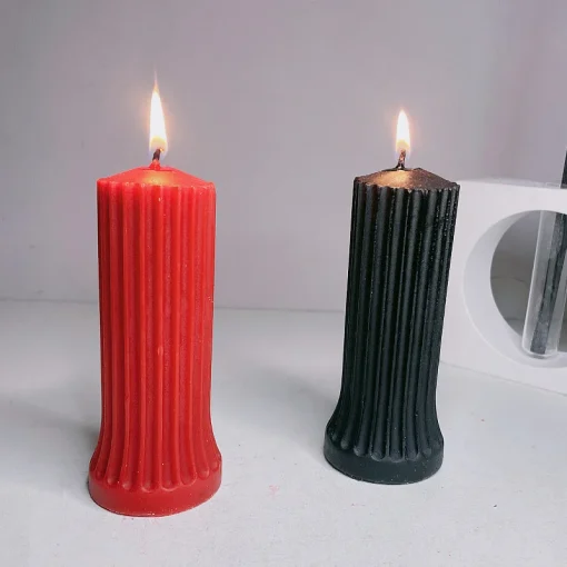 Vela anti-queima de cera de baixa temperatura, 48 ° Drop Candles Velas cilíndricas de baixa temperatura