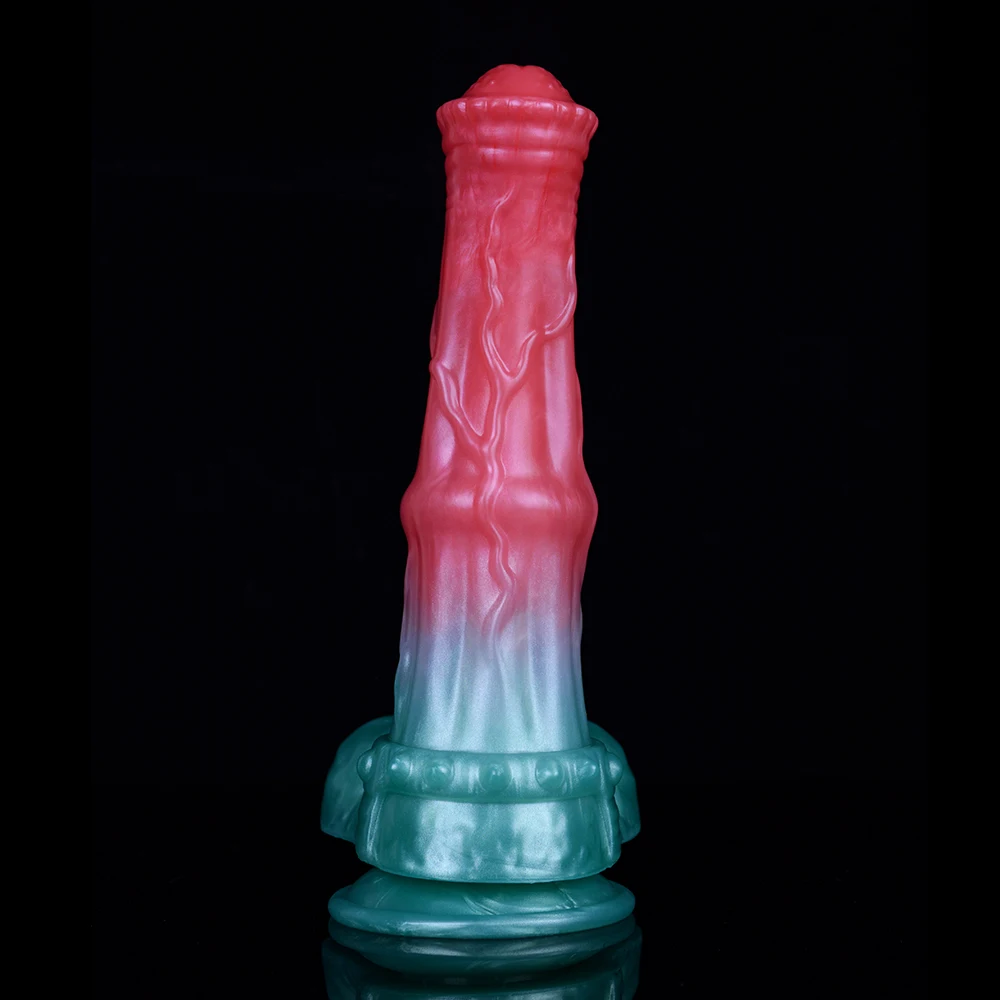 FAAK Silicone Horse Dildo With Sucker Fantasy Animal Penis Sex Toy For Women clit Massage Stimulate Female Masturbator Anal Plug