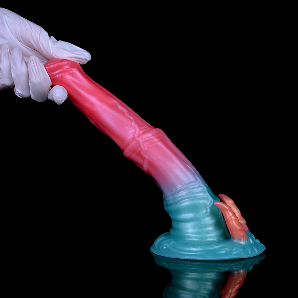 FAAK Silicone Horse Dildo With Sucker Fantasy Animal Penis Sex Toy For Women clit Massage Stimulate Female Masturbator Anal Plug