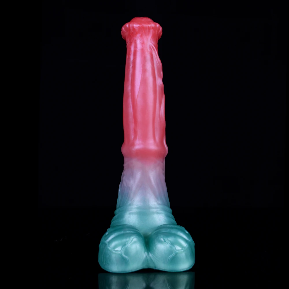 FAAK Silicone Horse Dildo With Sucker Fantasy Animal Penis Sex Toy For Women clit Massage Stimulate Female Masturbator Anal Plug