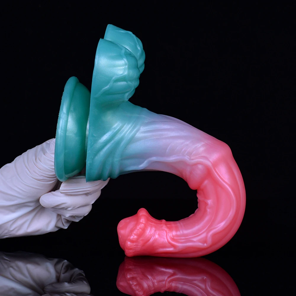 FAAK Silicone Horse Dildo With Sucker Fantasy Animal Penis Sex Toy For Women clit Massage Stimulate Female Masturbator Anal Plug