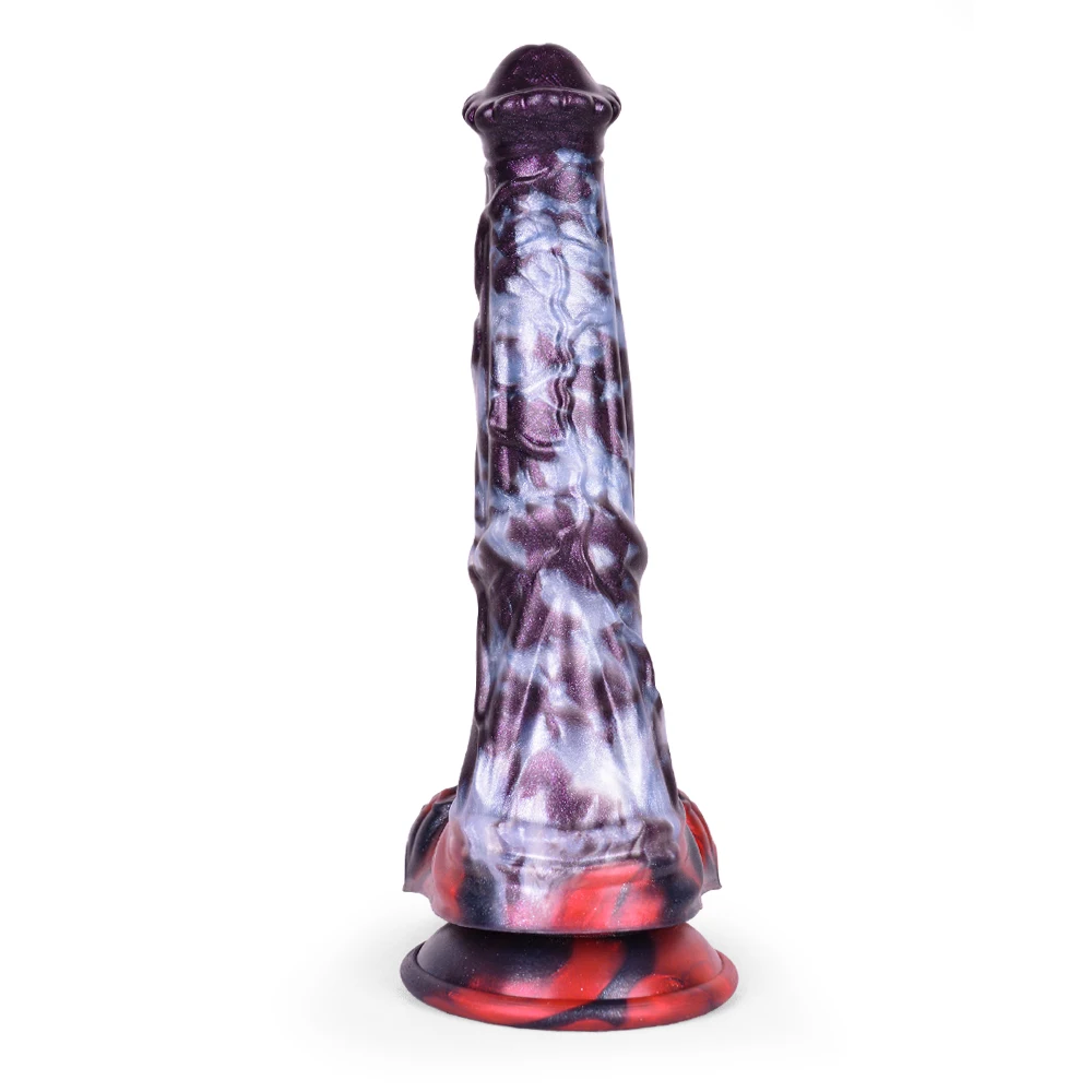 FAAK Silicone Horse Dildo With Sucker Fantasy Animal Penis Sex Toy For Women clit Massage Stimulate Female Masturbator Anal Plug