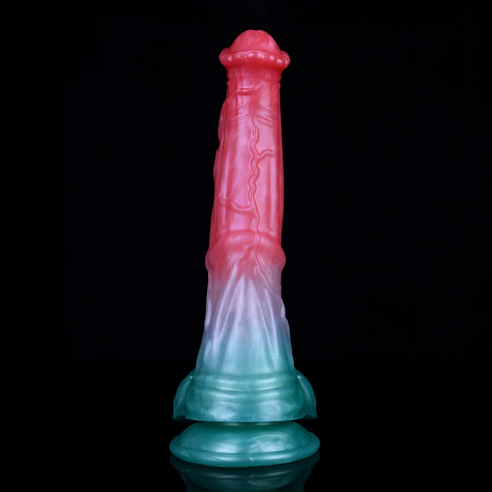 FAAK Silicone Horse Dildo With Sucker Fantasy Animal Penis Sex Toy For Women clit Massage Stimulate Female Masturbator Anal Plug