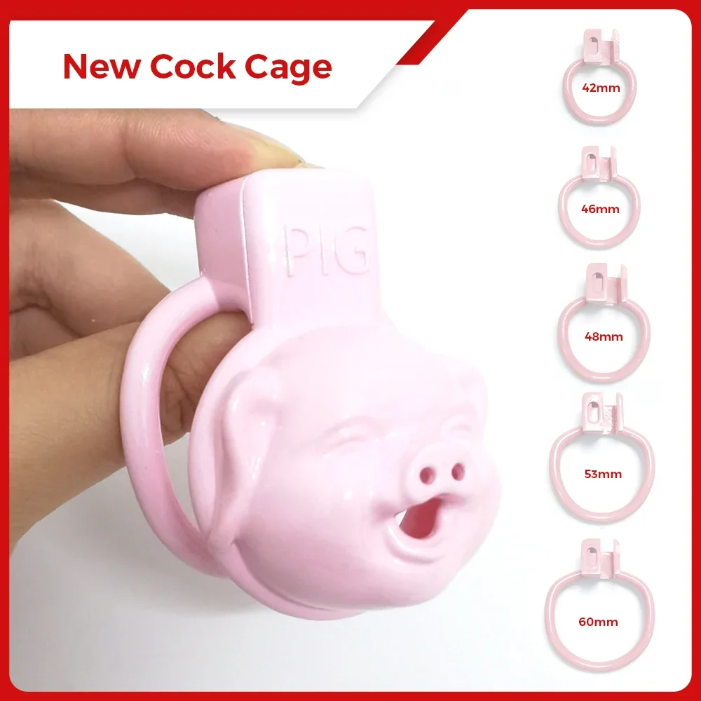 Gaiola de Castidade Masculina Pig Cock Cage