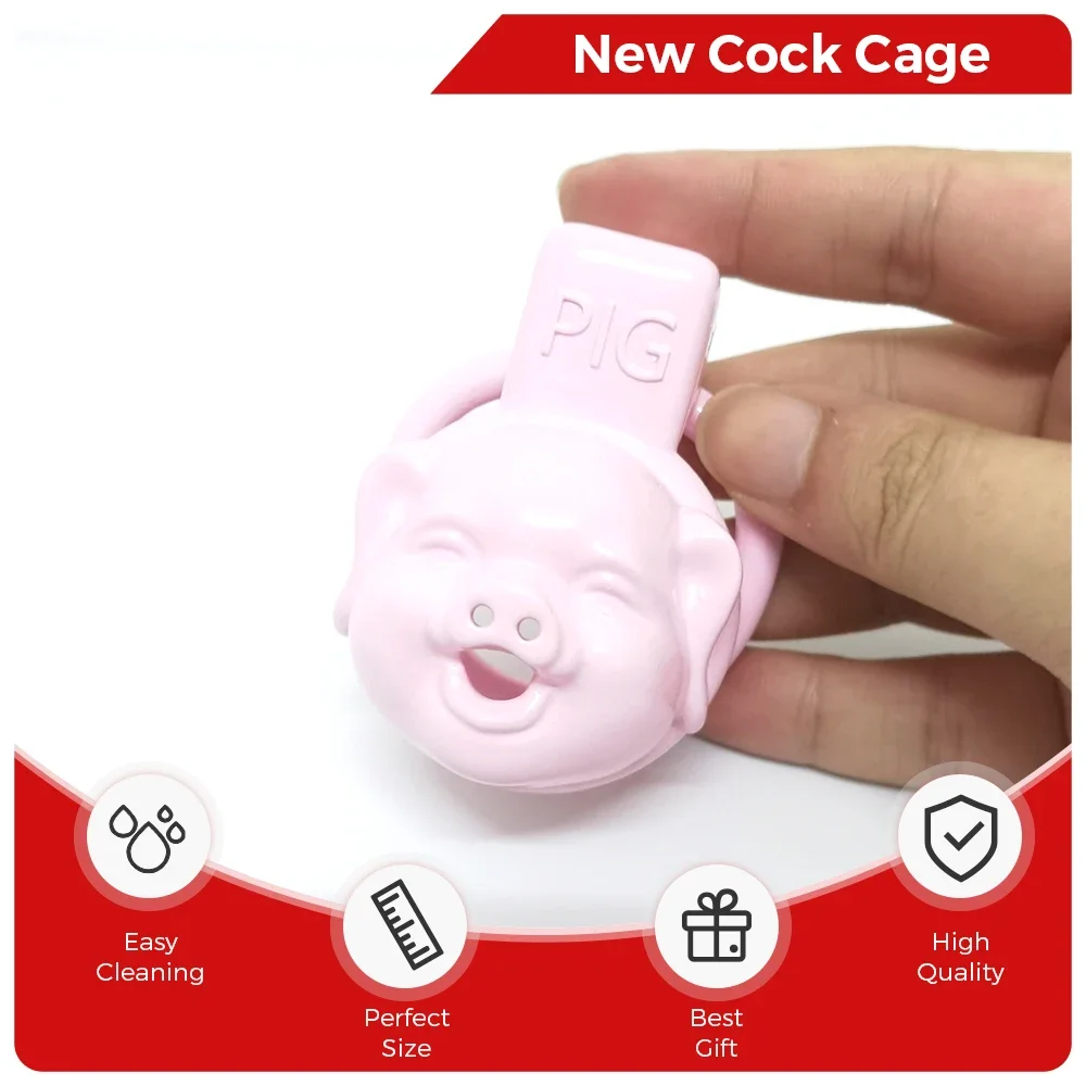 Gaiola de Castidade Masculina Pig Cock Cage