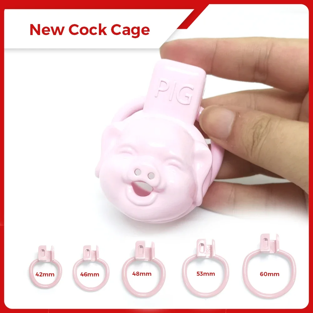 Gaiola de Castidade Masculina Pig Cock Cage