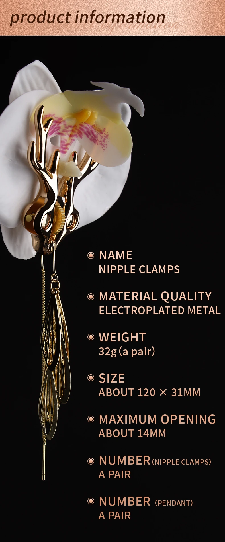 Zinc Alloy Deer Modeling Nipple Clamps SM Sexual Couples Clitoral Stimulation Teasing Nipple Flirting Punishment Props Supplies