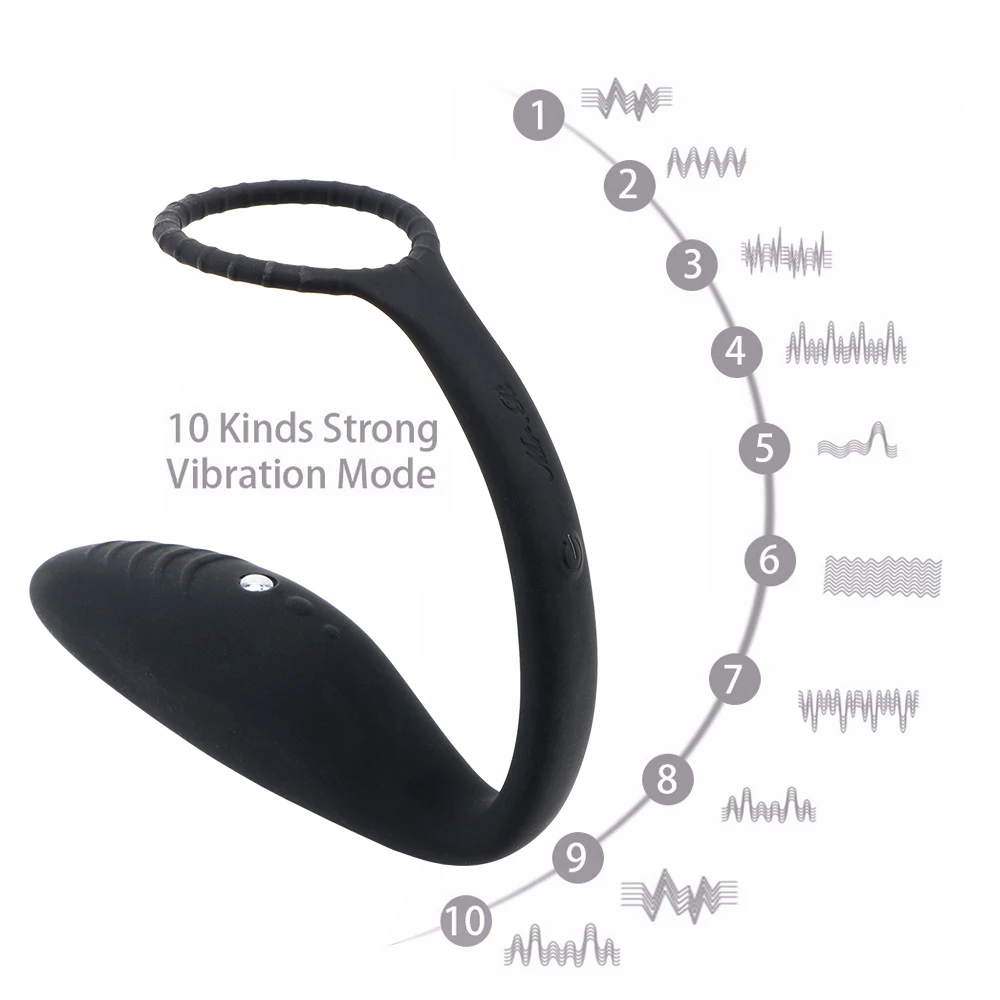 Wireless Remote Control Electric Shock Prostate Massager Gay Sex Toys Anal Plug Butt Plug Vibrator With Ring Anal Toy For Men