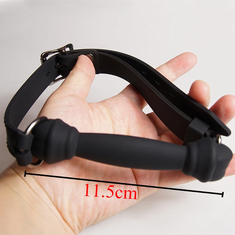 BDSM Bone Bit Gag Pet Puppy Play Mouth Gag,100% Medical Silicone Slave Gag Bondage Restraints,Sex Toys for Couples,Adult Games