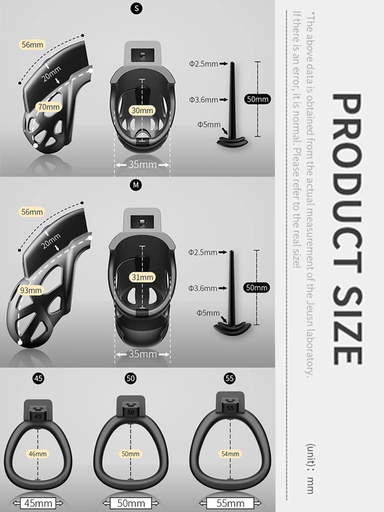 JEUSN Penis Cage Electric Shock Chastity Lock Conditioning Restriction Abstinence Toys Cock Cage for Men Gay with 3 Active Rings