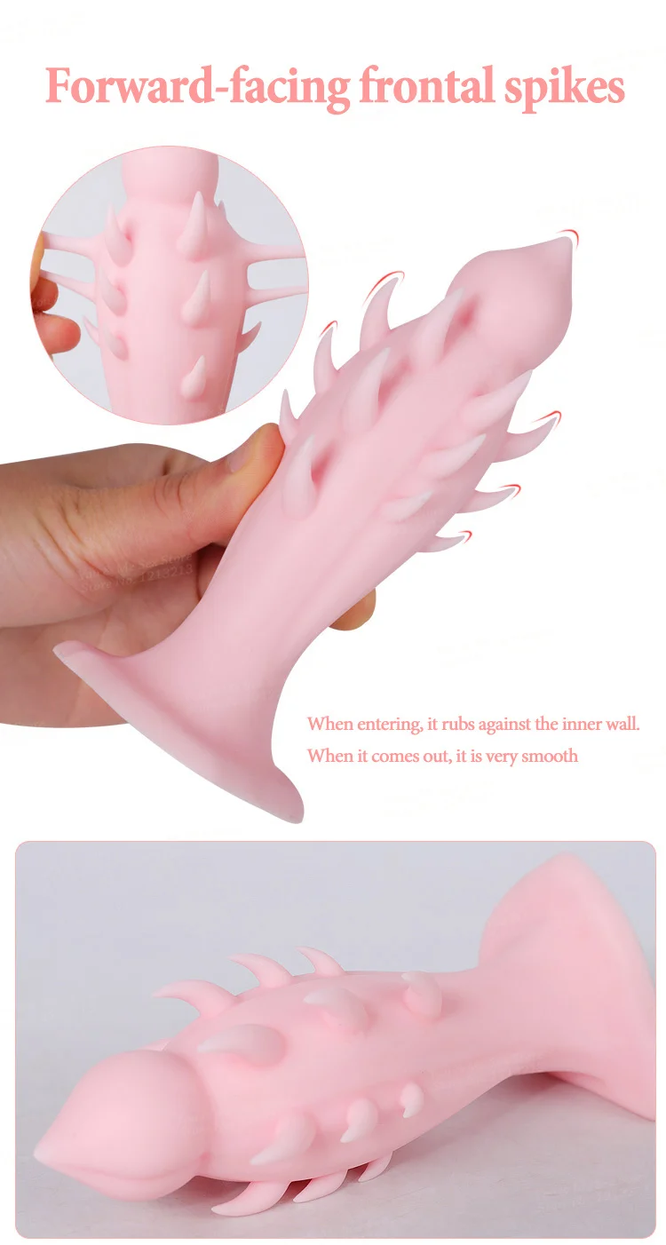 2023 Spike Anal Dildo Silicone Wearable Strapon Penis for Lesbian Penis Pants Prostate Massage Butt Plugs Sex Toys For Men Women