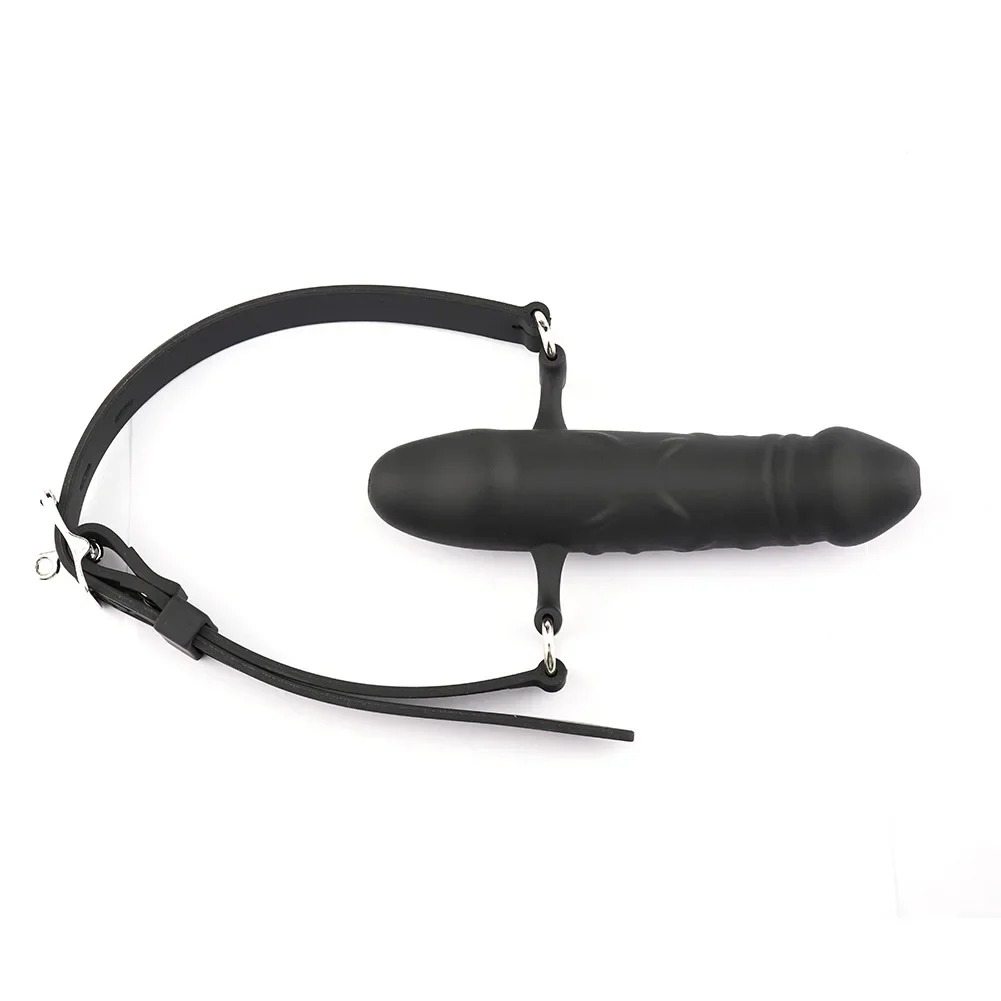 New Adult Sex Toy Adjustment Plug Mouth Ball Silicone Double Headed Gag Accesorios Sexuales Para Pareja Sexy Game