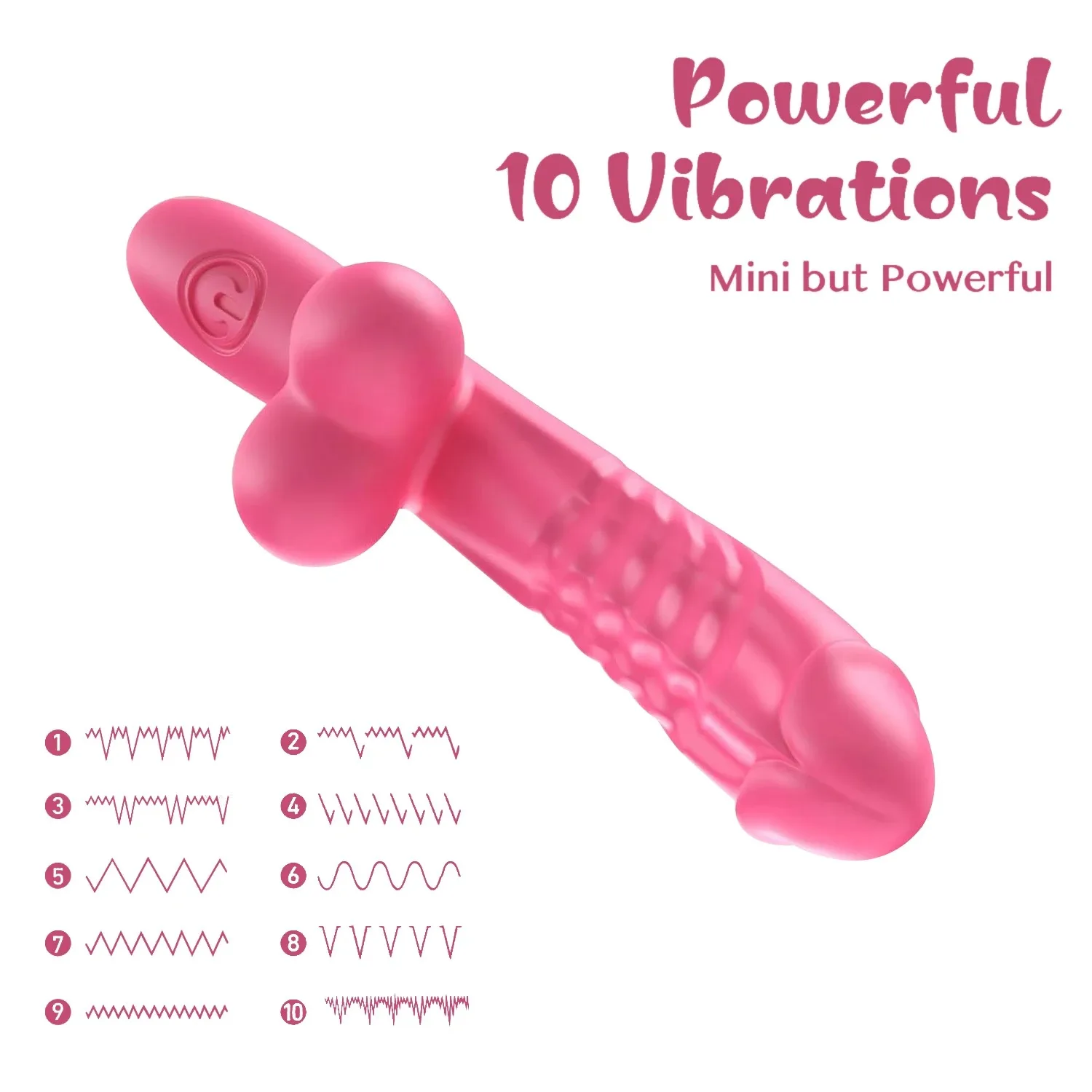 Female Stimulated Little Jewelry Dildo Bullet Massage Stick Powerful Vibration Masturbator Flirting Adult Sexual Toys for Women