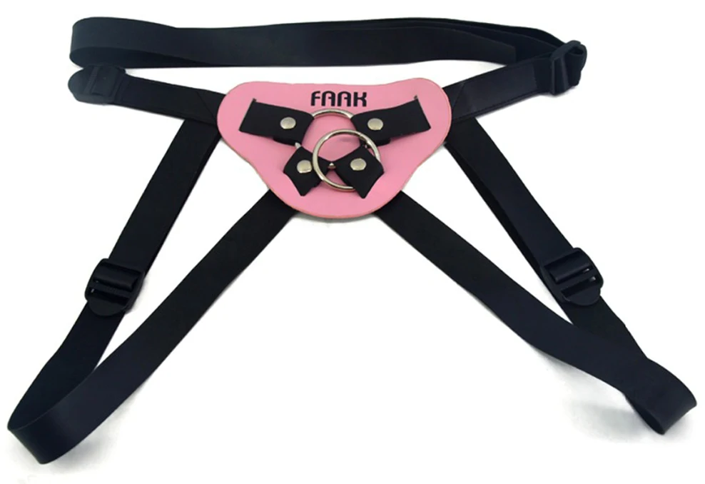 FAAK Harness Strap-ons Bottom Leather Strap on Dildo penis Adjustable Bondage Sex Toys For Women lesbian Sex Products sex shop