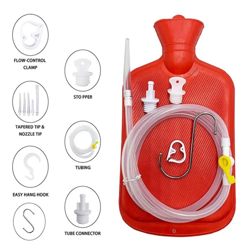 Ducha Anal Bolsa Portátil 2L Capacity Enema Douche Accessories - Image 2