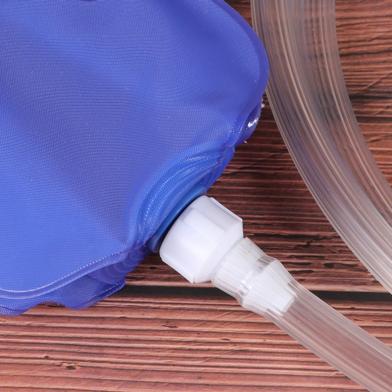 Enema enema bag Bag Water& Coffee Enemas Home Cleansing Set with Tubing Hot Water Bottle& Home Enema Blue enema tubes 2L