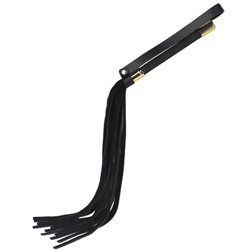 Chicote Small Flogger Alça de Pulso Handle Whip Leather - Image 4