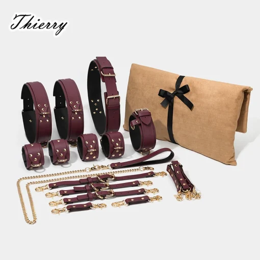 Thierry Conjunto BDSM Bondage Kit Jogos Adultos Completo - Image 3