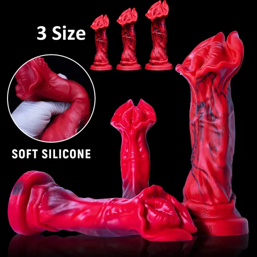 Vibrador Dragão Vermelho Red Dragon Dildo