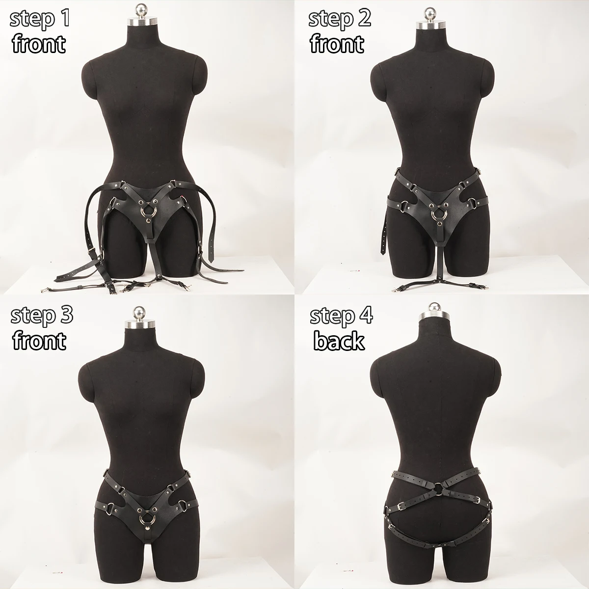 Women Sexy Leg Harness Garter Belt Leather Lingerie Bdsm Bondage Thigh garter Gothic Fetish Clothing Festival Rave Outfit