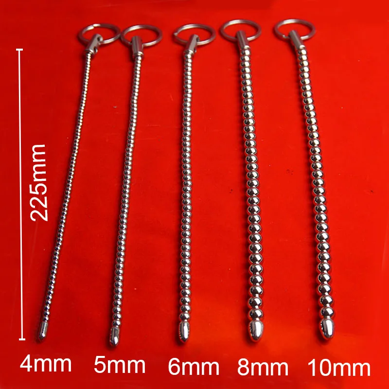 Urethral Sounding,Electro Bdsm Beads Urethra Dilator Catheter Stainless Steel,E stim E-stim Sex Penis Plug