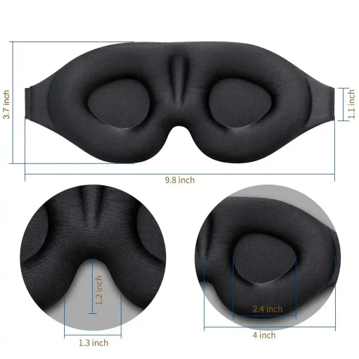 Máscara de Olhos Para Dormir Venda 3D Eye Mask - Image 5