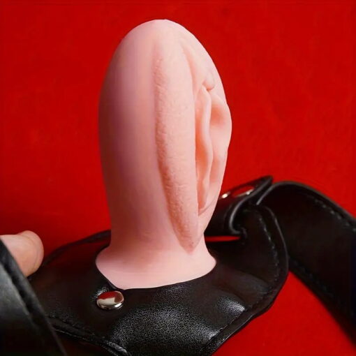 Mordaça de Silicone Nipple Pussy Mouth Gag