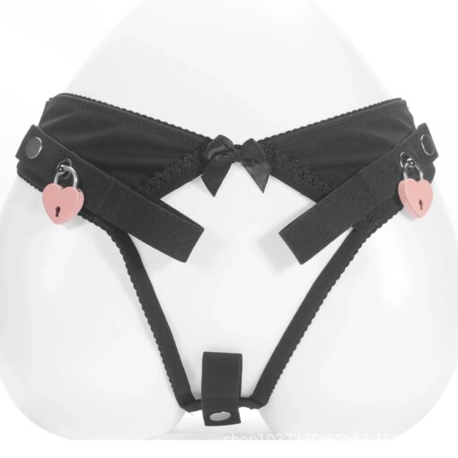 Calcinha Auxiliar de Cinto de Castidade Chastity Lock Auxiliary Belt Panties