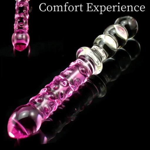 Plugue Anal Vidro Extragrande Oversized Glass Anal Plug