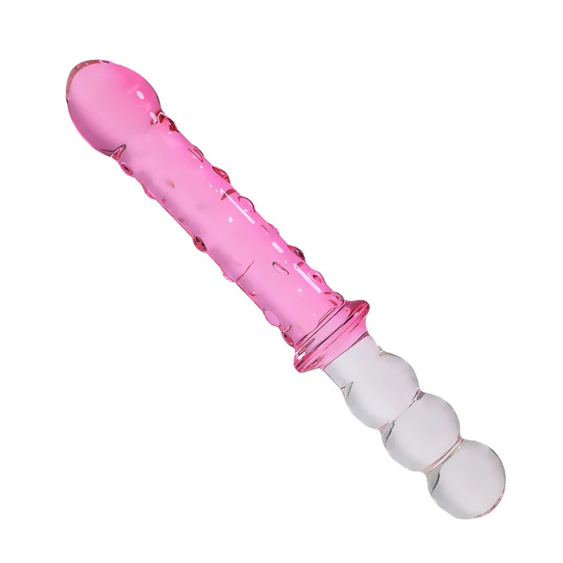 Oversized Glass Anal Plugs Male and Female Anus Training Vibrator G-spot Stimulation Masturbation Vibrator Adult Sex Toys 성인용품18