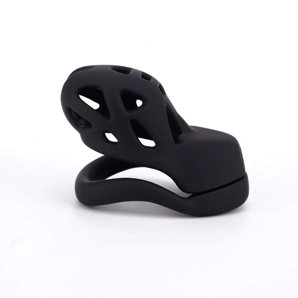 New Skin Touch Resin Chastity Cage 3D Printing Cock Cage With 4 Rings Lightweight Male Penis Cage Lock BDSM Sex Toys for Men