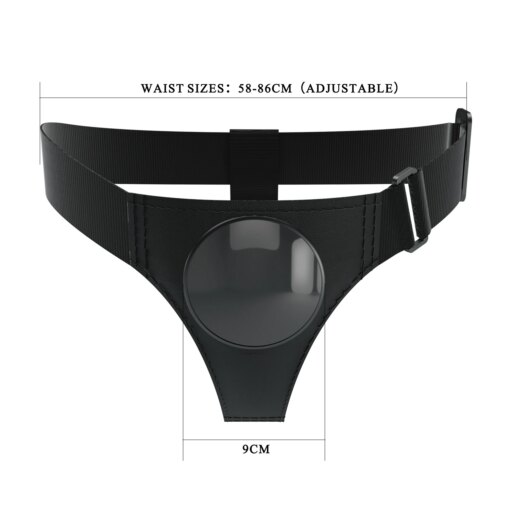 Cinta Peniana de Ajustável com Ventosa Suction Cup Strap-on Dildo Wearable Pants - Image 4